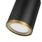 Z-Lite Arlo 1 Light Flush Mount, Matte Black & Rubbed Brass 2303F1-MB-RB - alternate 2